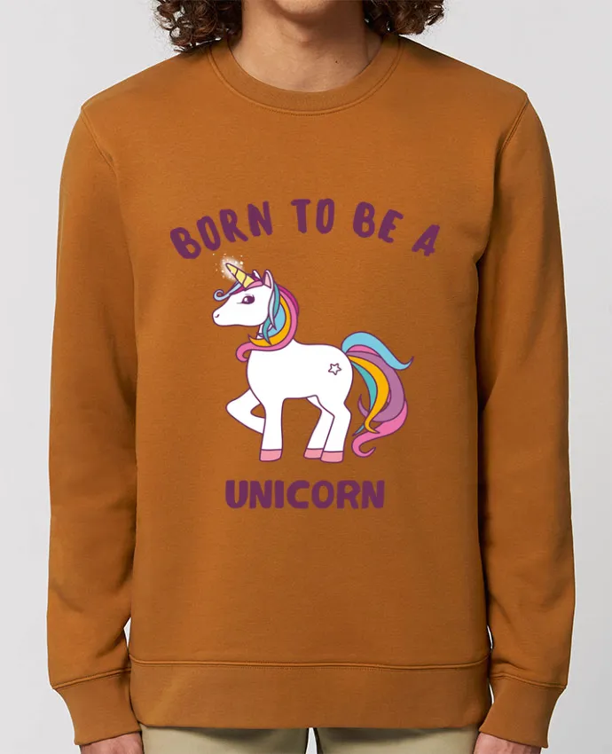 Sweat-shirt Born to be a unicorn Par Bichette