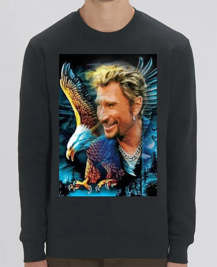 Sweat-shirt Dessin de Johnny Hallyday Par whitetiger60