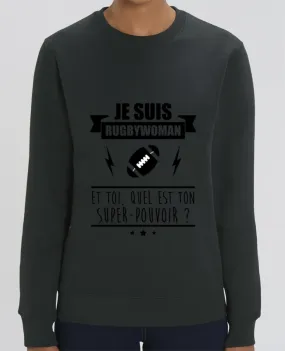 Sweat-shirt Je suis rugbywoman et toi, quel est ton super-pouvoir ? Par Benichan