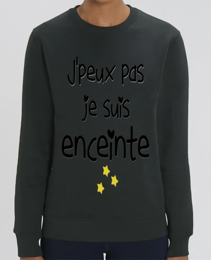 Sweat-shirt J'peux pas je suis enceinte Par SwissmadeDesign