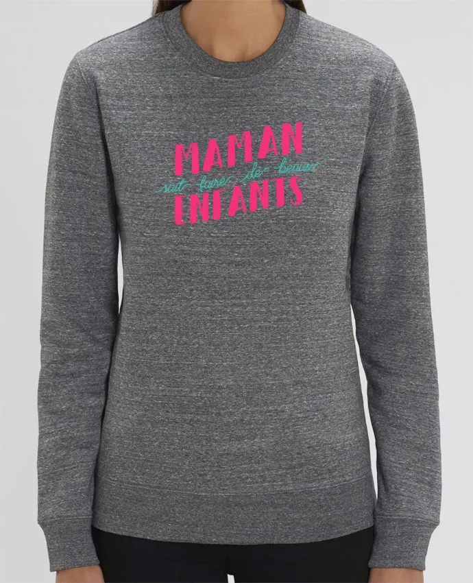 Sweat-shirt Maman sait faire de beaux enfants Par tunetoo