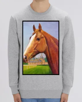 Sweat-shirt Peinture de cheval au Château de Chantilly Par White Tiger 60