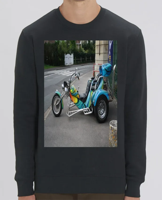 Sweat-shirt Photo de Moto Par White Tiger 60