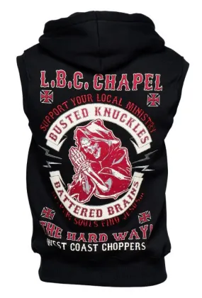 Sweat West Coast Chopper Chapel, sweat biker sans manches