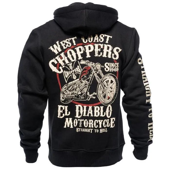 Sweat West Coast Chopper el Diablo, vêtement biker moto