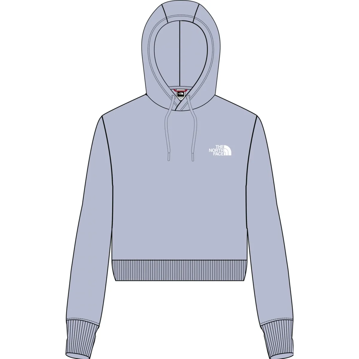 THE NORTH FACE - Sweat court bleu clair