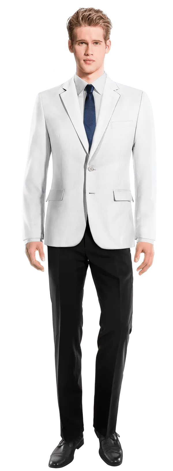 Veste blanc cassé super 100s slim fit