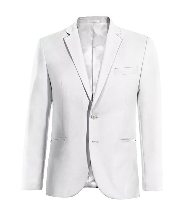 Veste blanc neige en lin essentiel