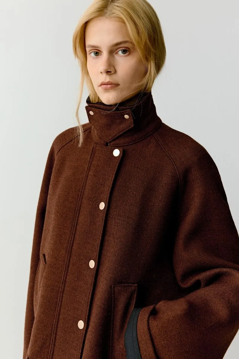 Veste de chasse en laine double face