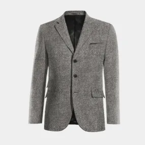 Veste gris clair en donegal tweed édition limitée