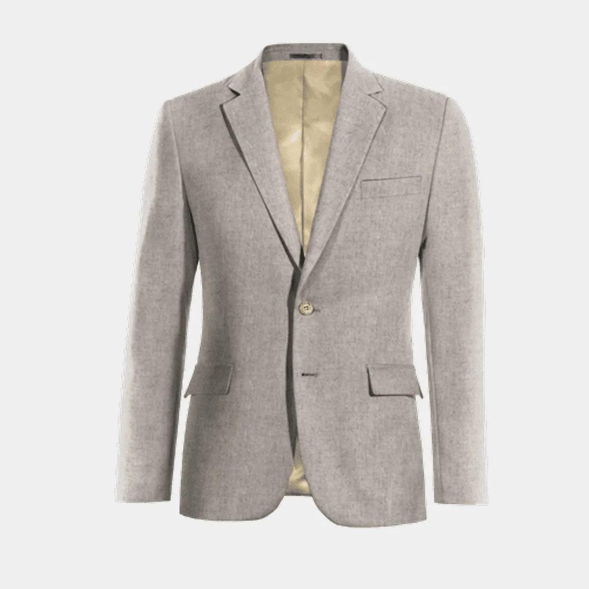 Veste grise en donegal tweed essentiel