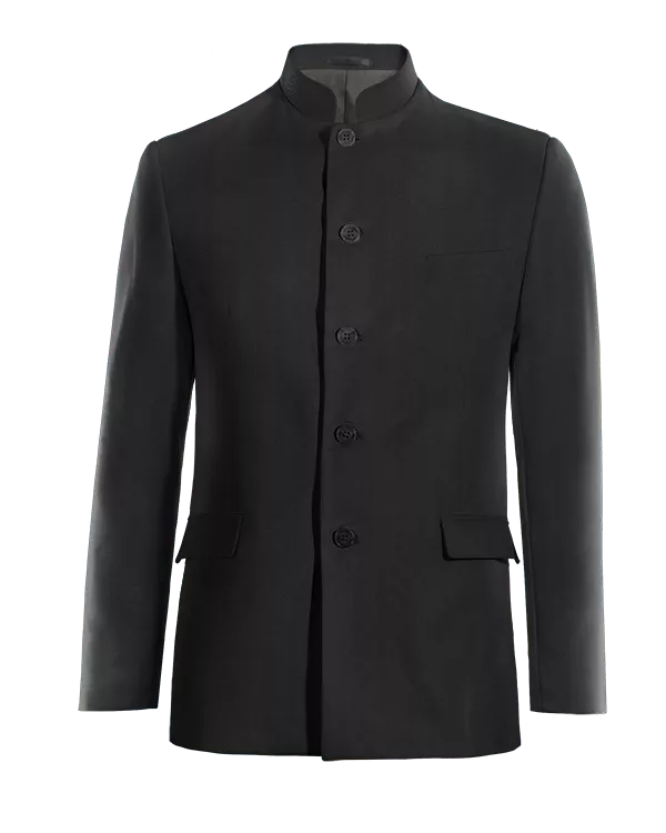 Veste mao noir onyx essentiel